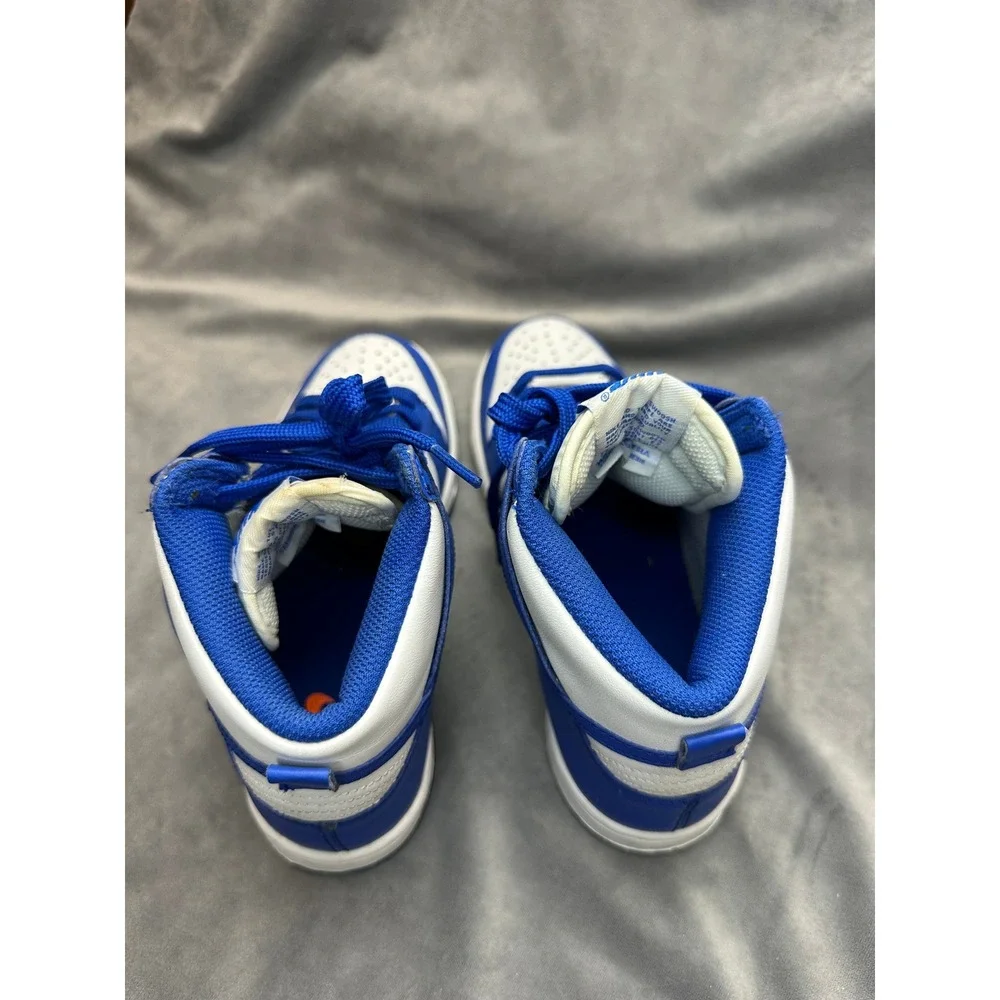 Nike Dunk High Kentucky Blue BG 4Y‎ White Game Royal Kids Sneakers 2021